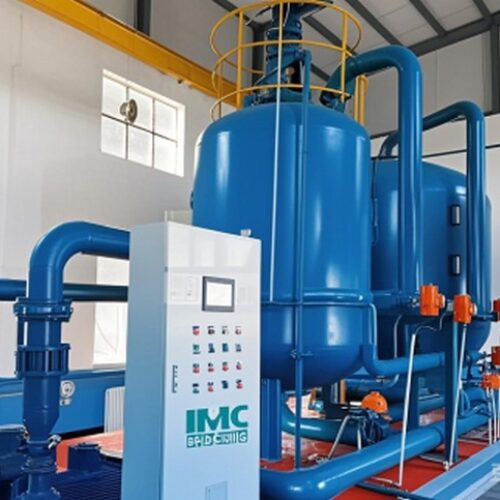 Water treatment (gravity degreasing + fine filtration)