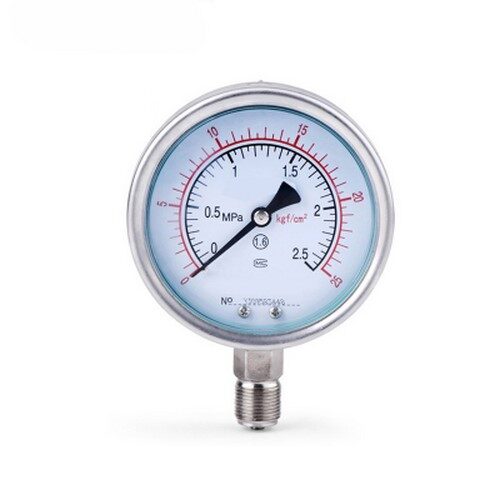 glycerine oil filled pressure gauge